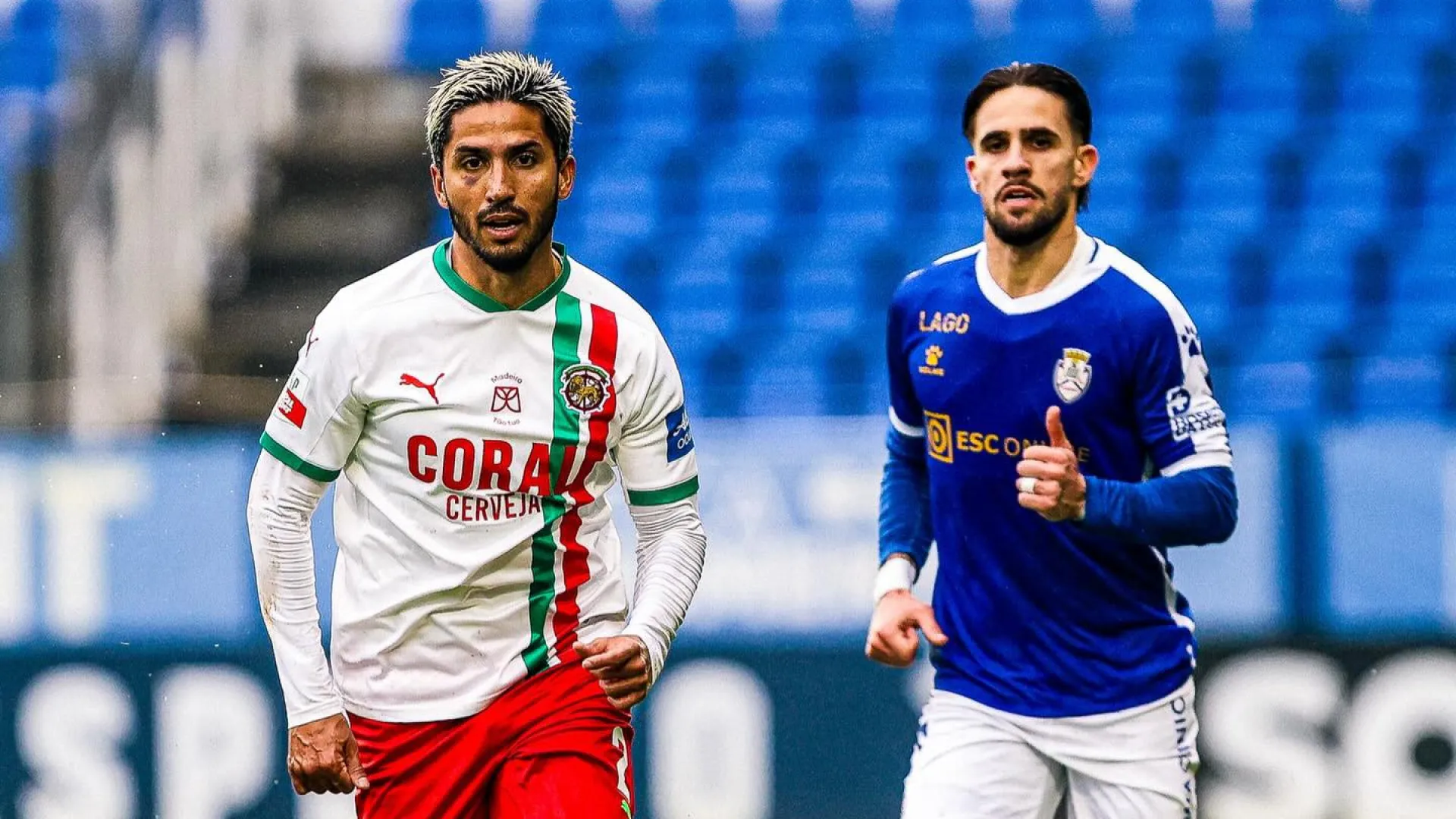 
                    Marítimo empata com Feirense no último minuto e com menos dois jogadores
                