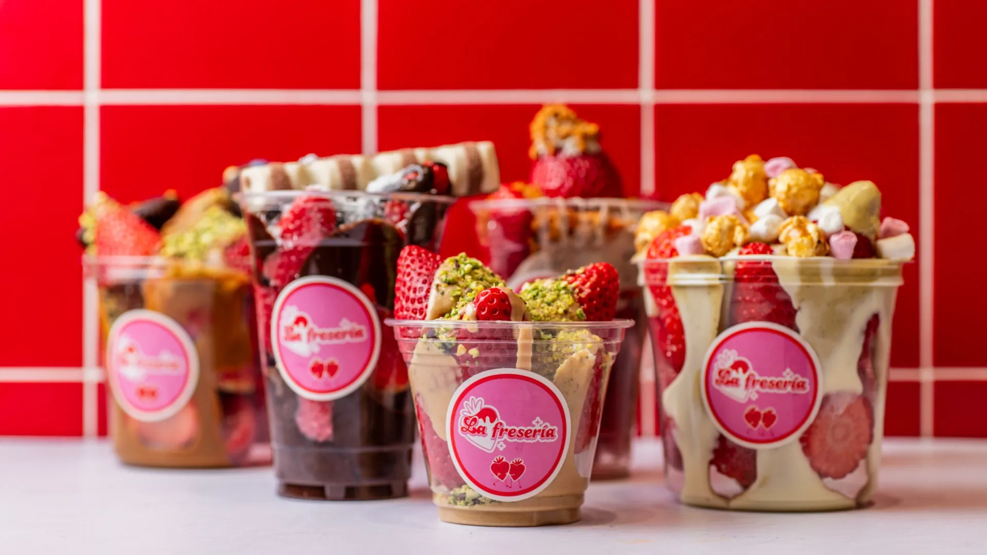 
                    La Fresería leva a moda dos copos de morango com toppings até ao Porto
                