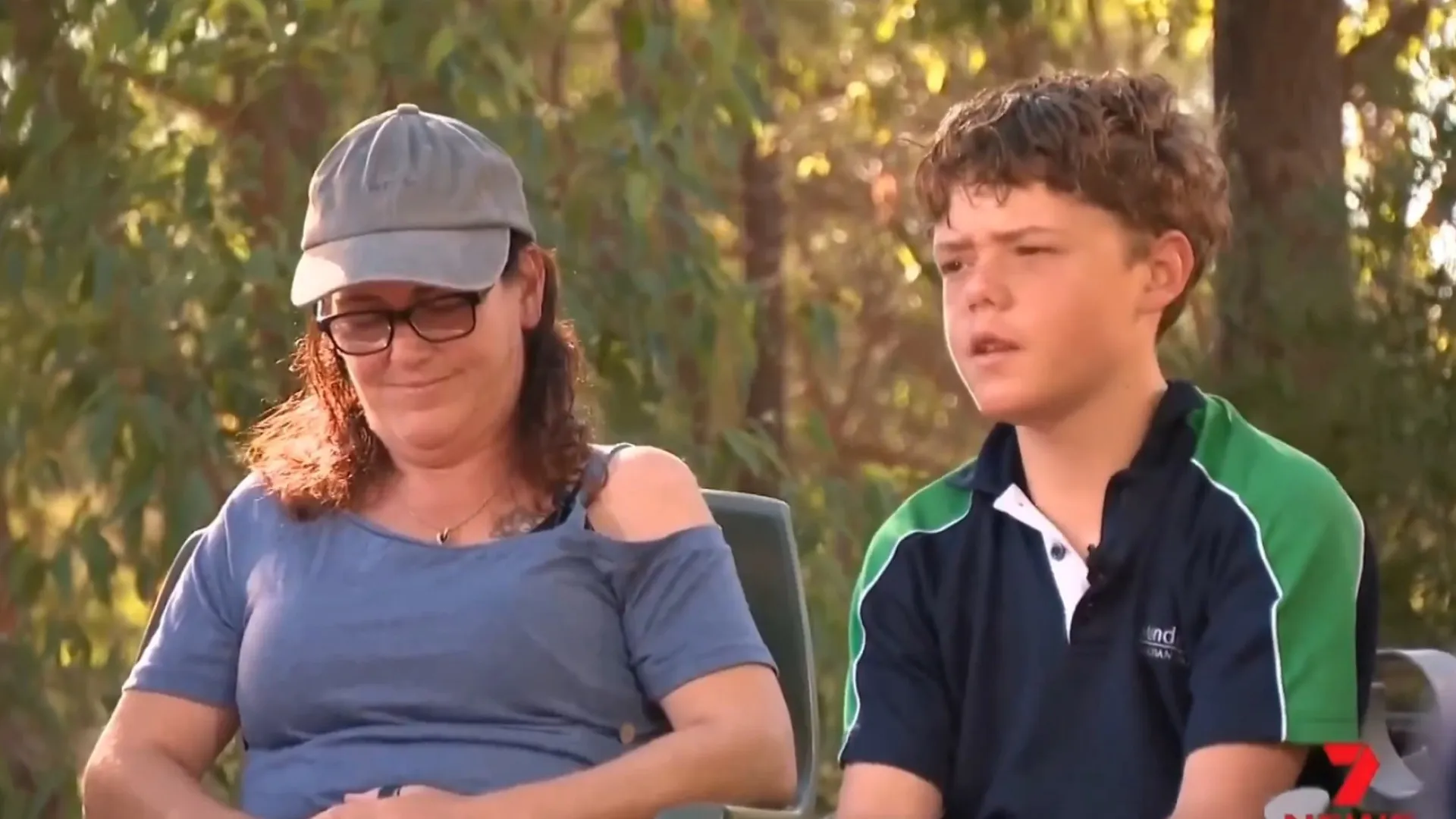 
                    Austin, 13 anos, nadou 4h para salvar família: 