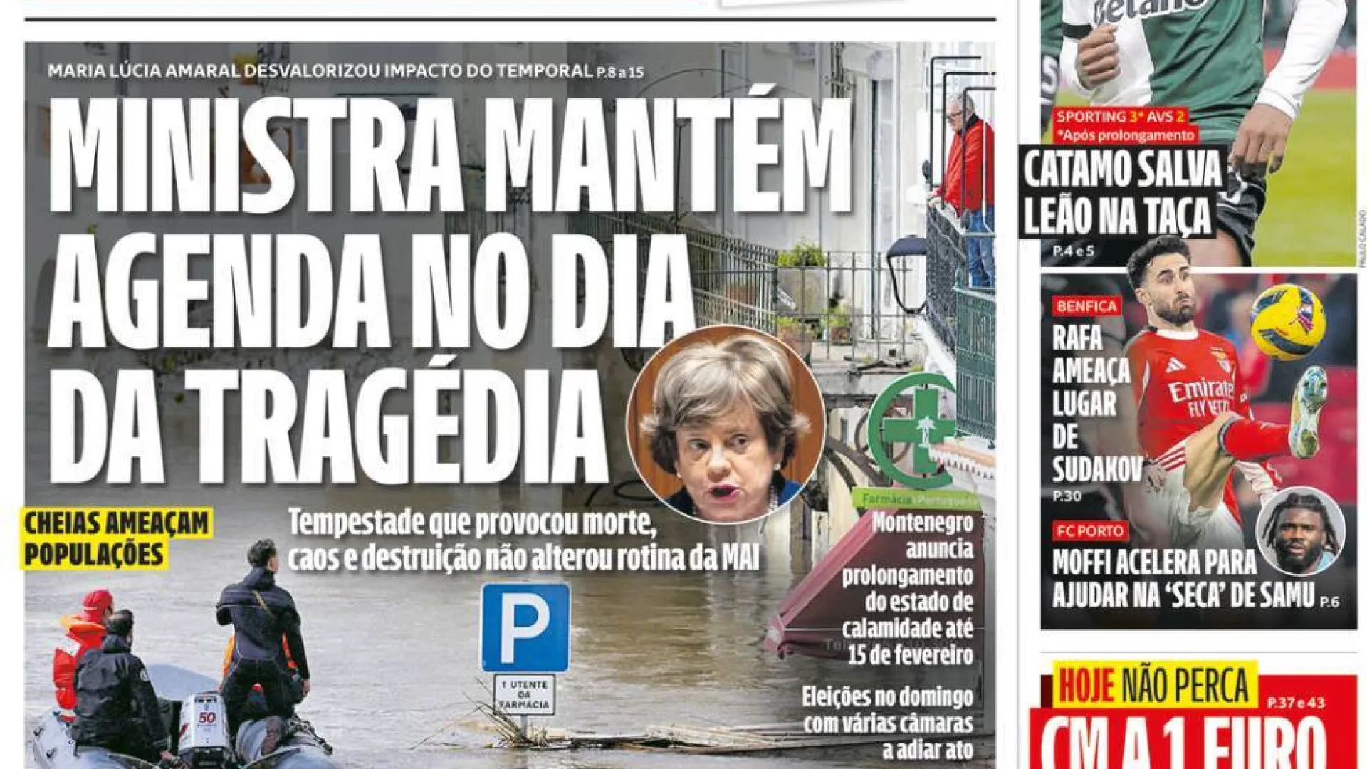 
                    Hoje é notícia: Ministra mantém agenda; Sem dinheiro para medicamentos
                