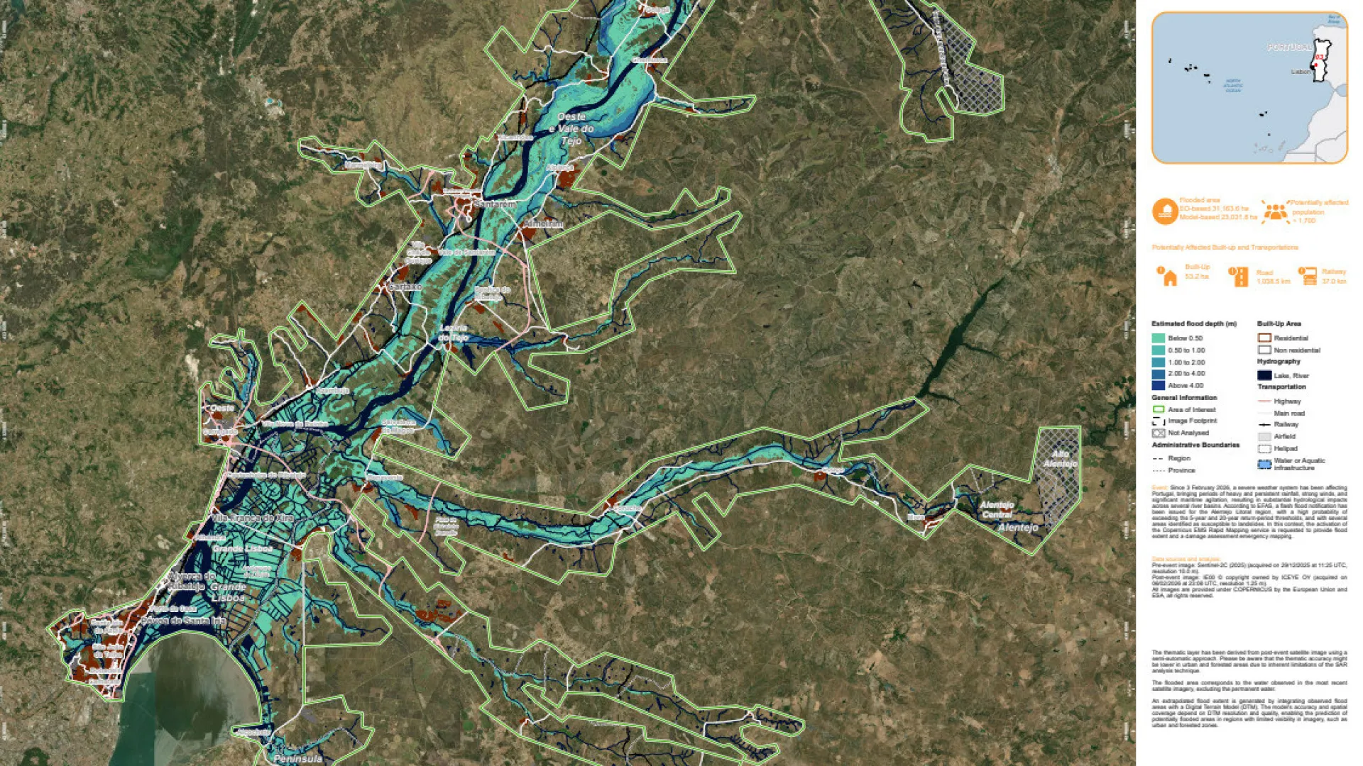 
                    Copernicus: As imagens de satélite das cheias em Portugal
                