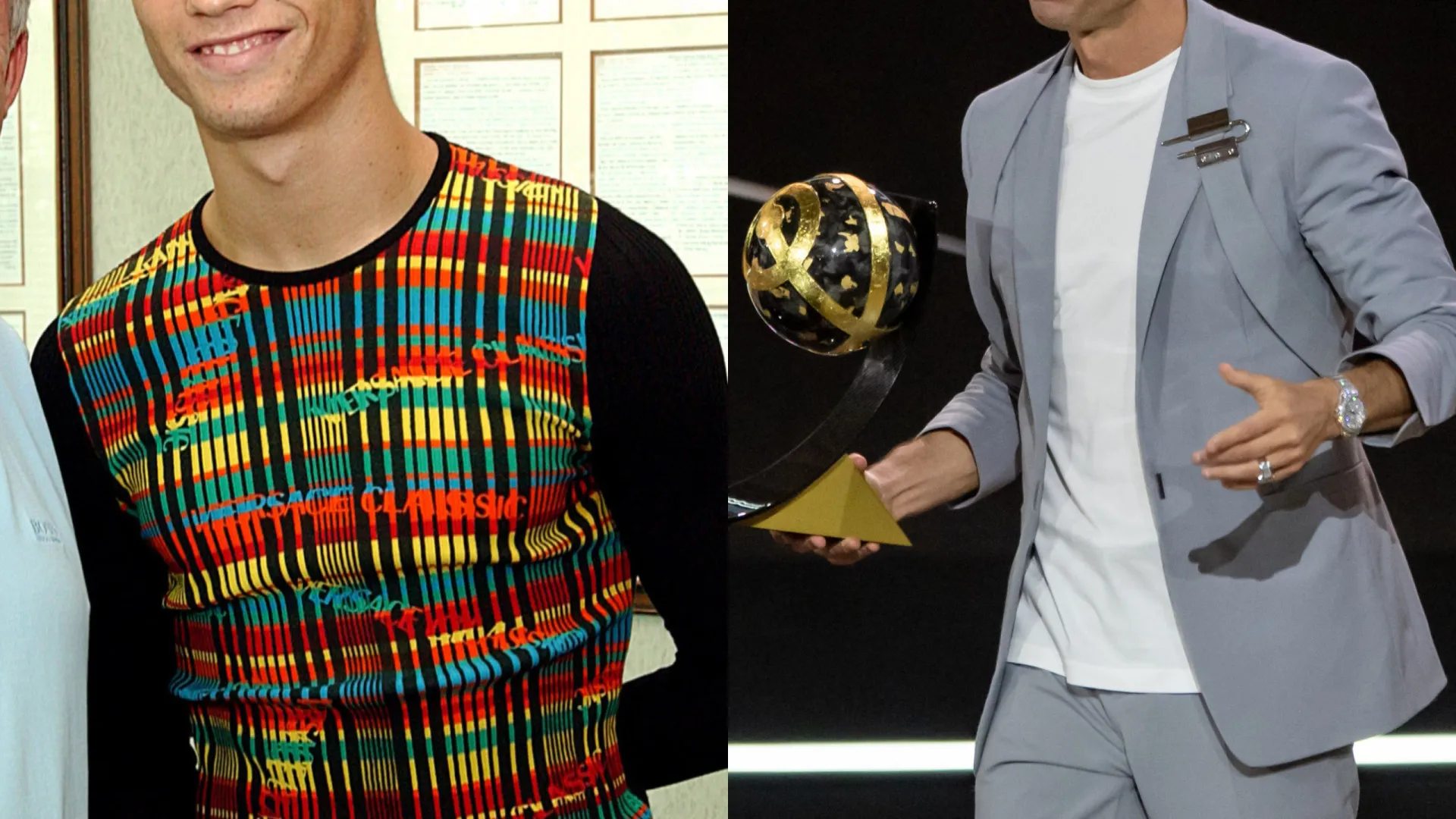 
                    De Estilo Percebes Bola? CR7 está nos 40's em bom, mas nem sempre agradou
                