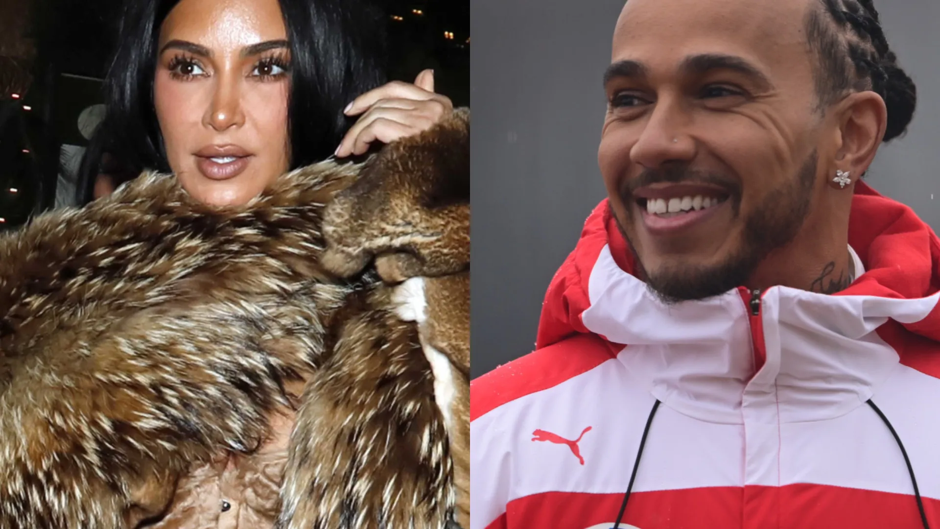 
                    Kim Kardashian e Lewis Hamilton juntos no Super Bowl 2026
                