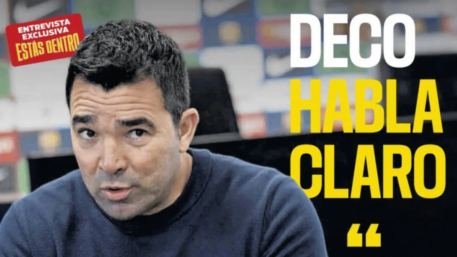 
                    Lá fora: Deco abre o livro e 