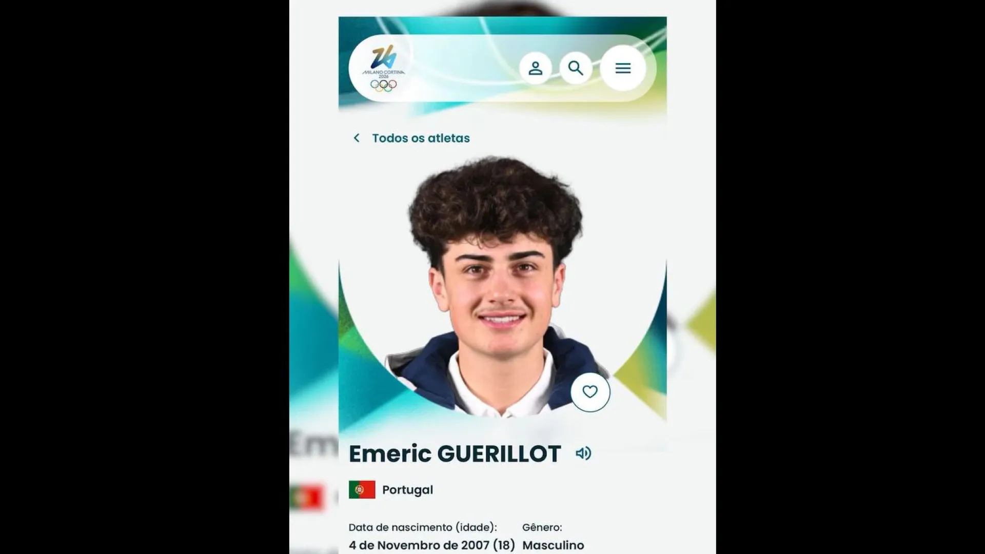 Portugueses nos Jogos Olímpicos dão que falar... por causa dos nomes