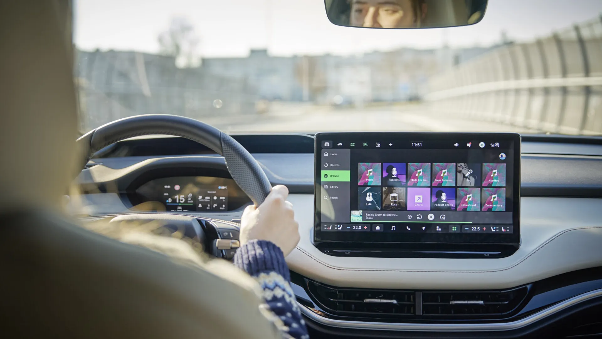 
                    Infoentretenimento dos Skoda elétricos atualizado. Eis os novos recursos
                