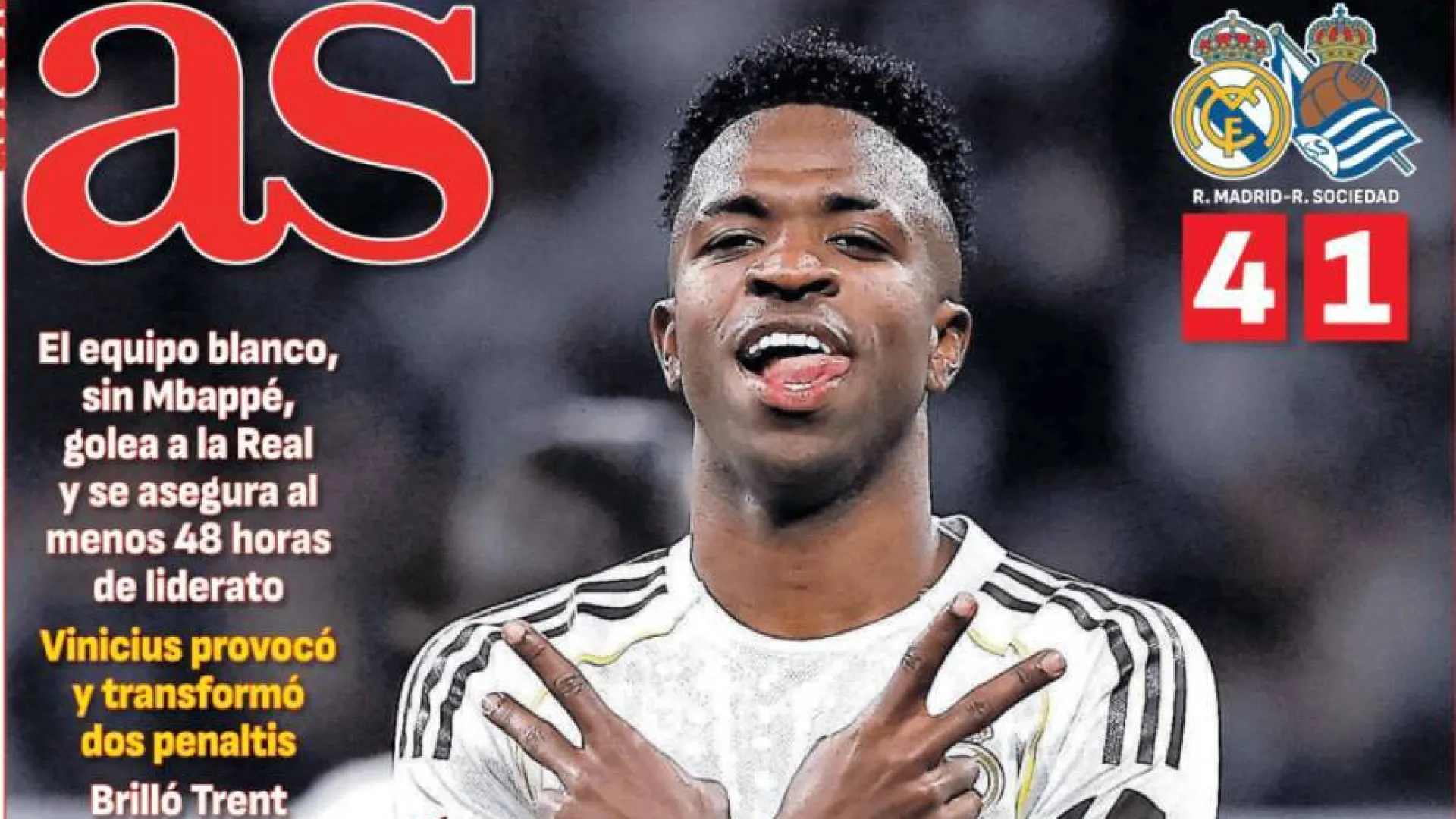 
                    Lá fora: Real Madrid 