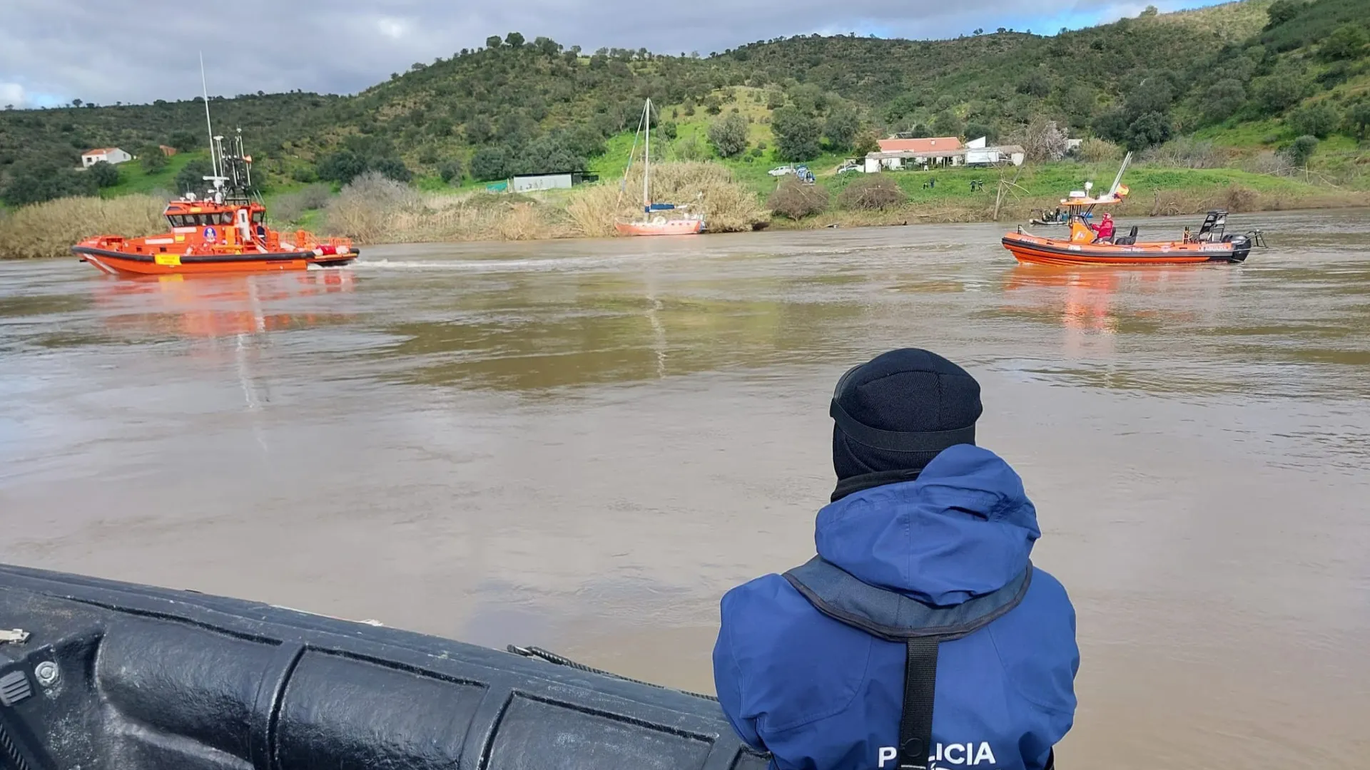 Francês desaparecido na margem espanhola do Guadiana. AMN faz buscas