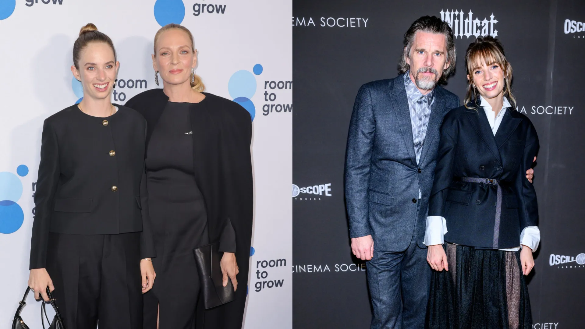 
                    Ethan Hawke e Uma Thurman casaram filha. Elenco de 