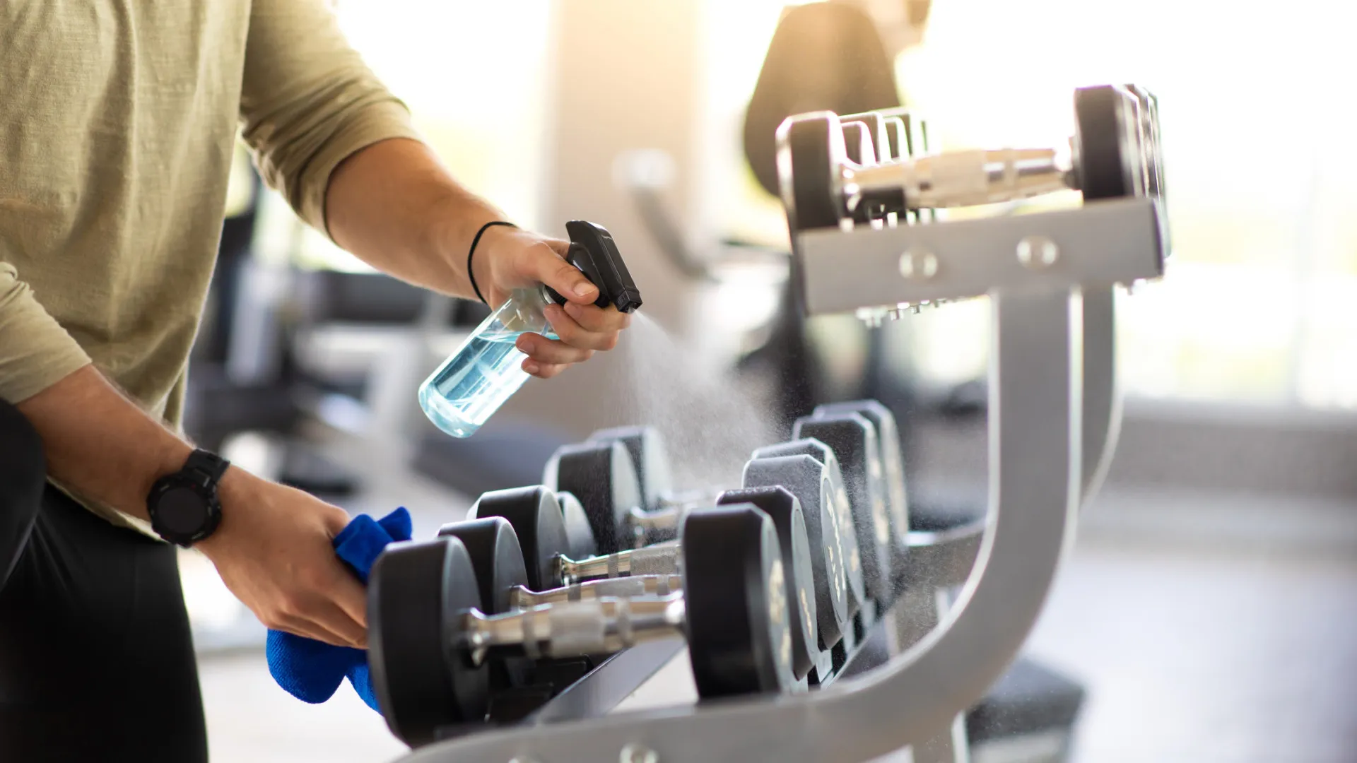 
                    Ginásio. Os cinco sítios que escondem mais germes e bactérias
                