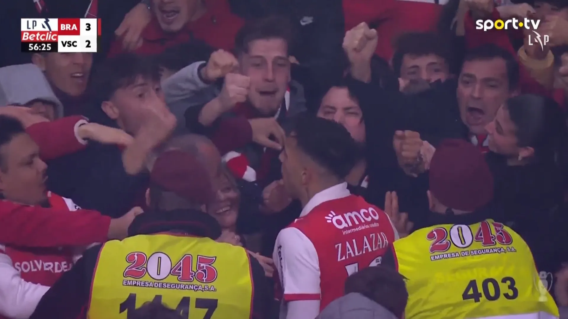 
                    O golo de Rodrigo Zalazar que sentenciou o dérbi Sp. Braga-Vitória SC
                