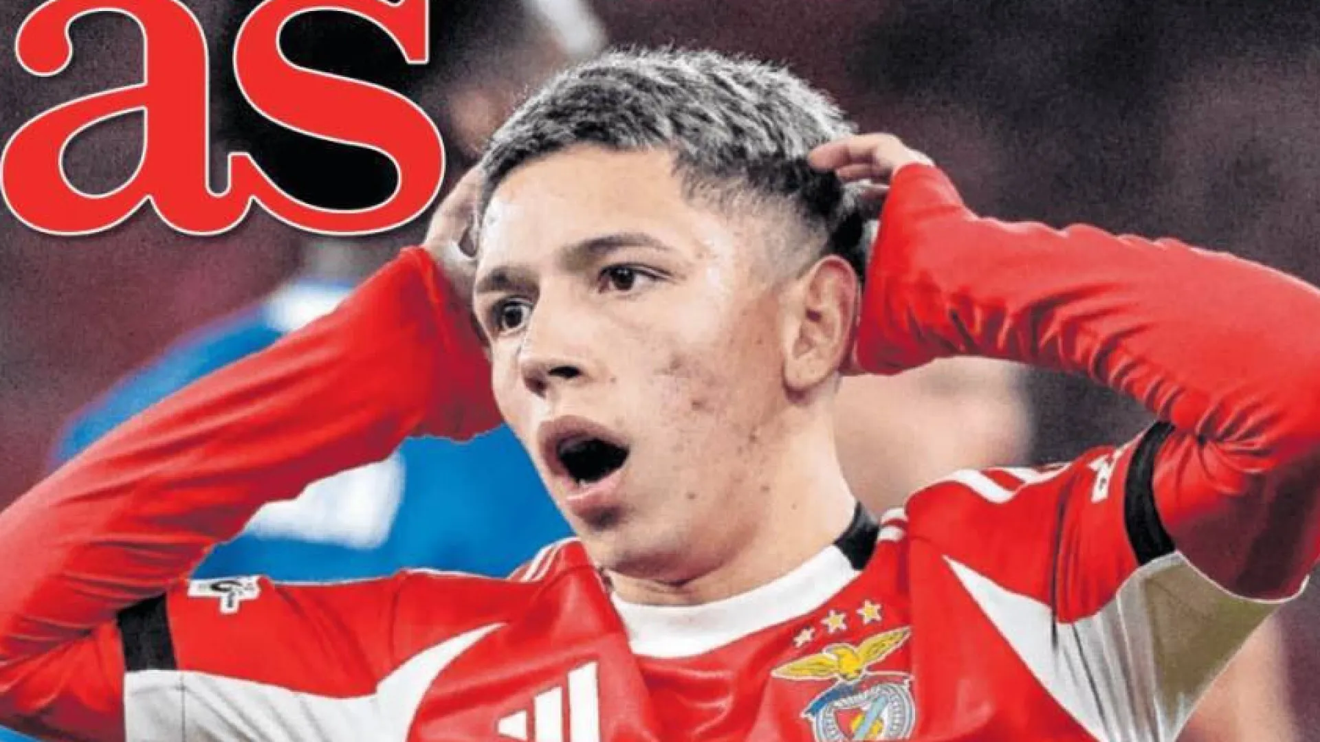 
                    Lá fora: Castigo de Prestianni faz manchete em Espanha... e Inglaterra
                