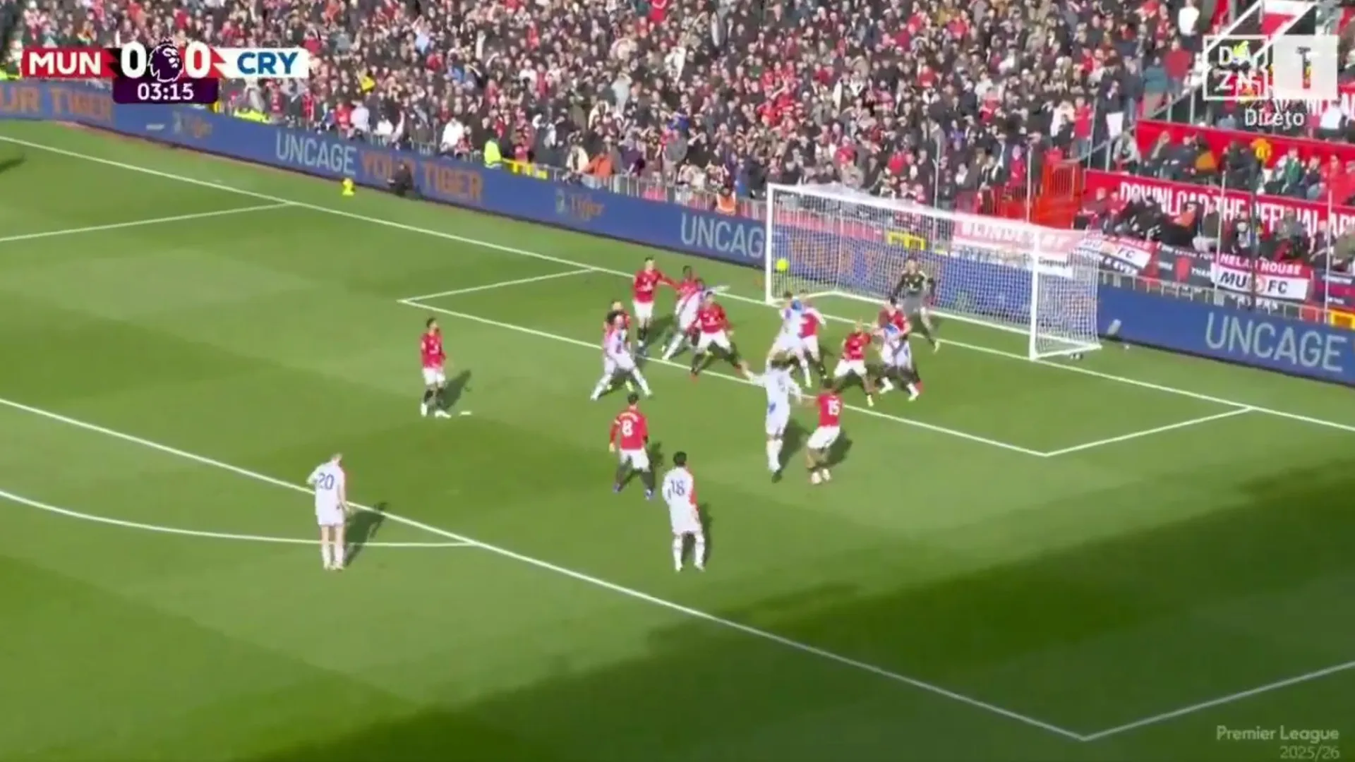 Ficou tudo a olhar. O golo que deixou o Manchester United a perder