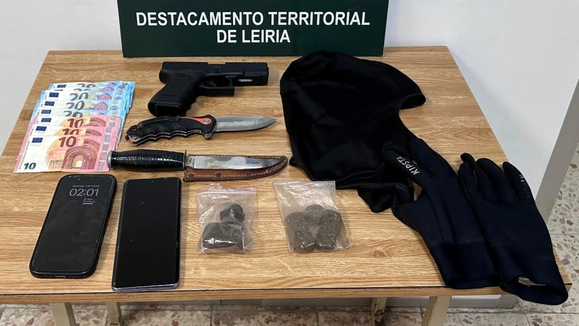 
                    Duas pessoas detidas após ameaça e agressão a cidadão em Leiria
                