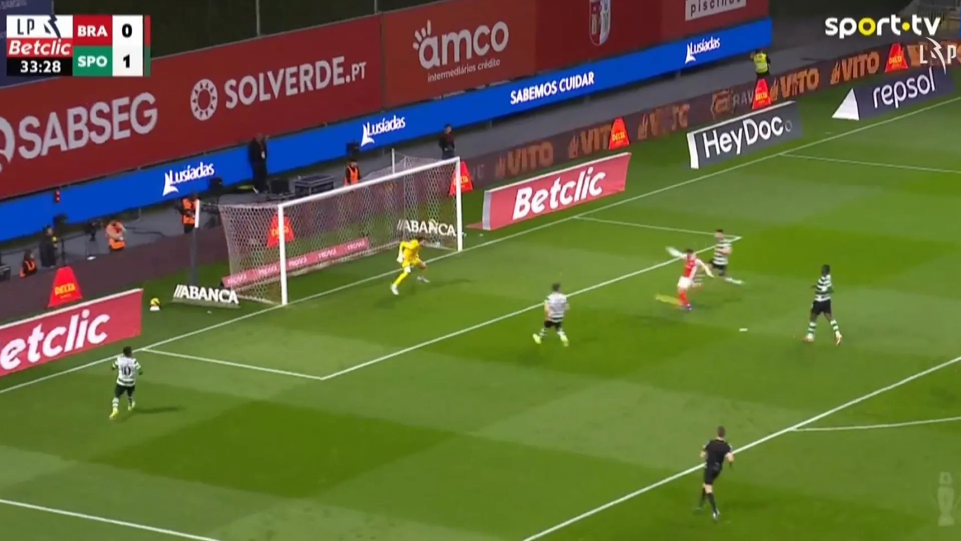 Eficácia é que importa. O golaço de Horta para empatar o Braga-Sporting