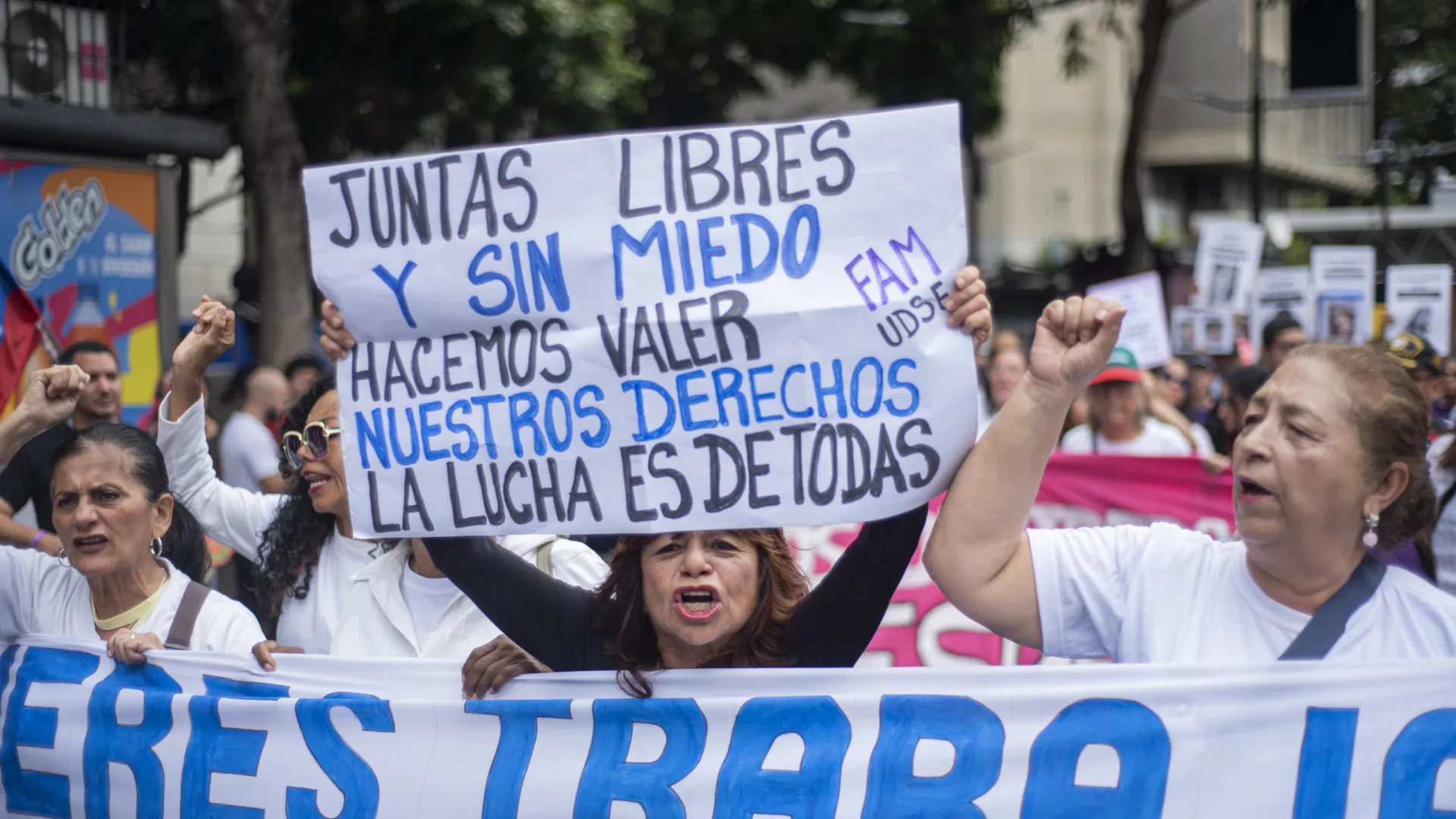 
                    Venezuelanas saíram às ruas para exigir liberdade para presas políticas
                