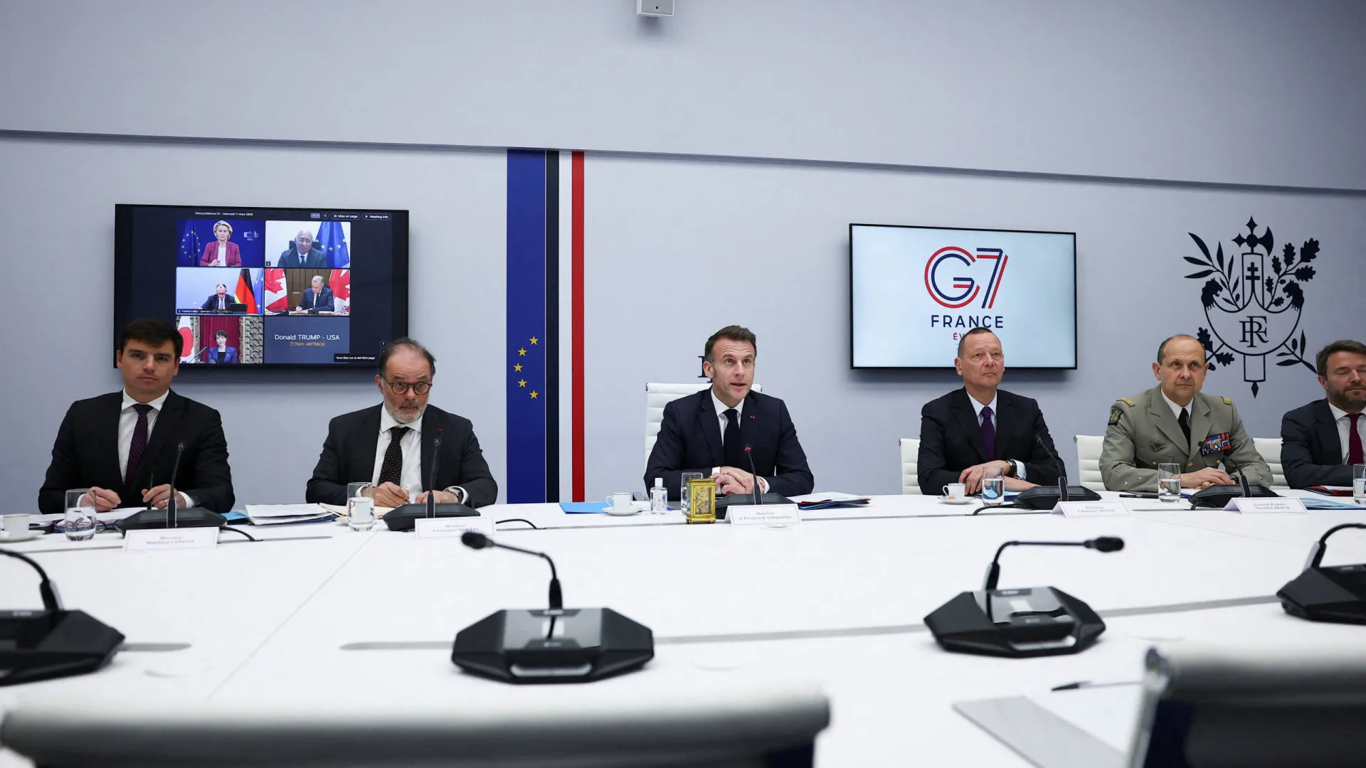 Macron sugeriu ao G7 apelo a fim de restrições a exportações de petróleo