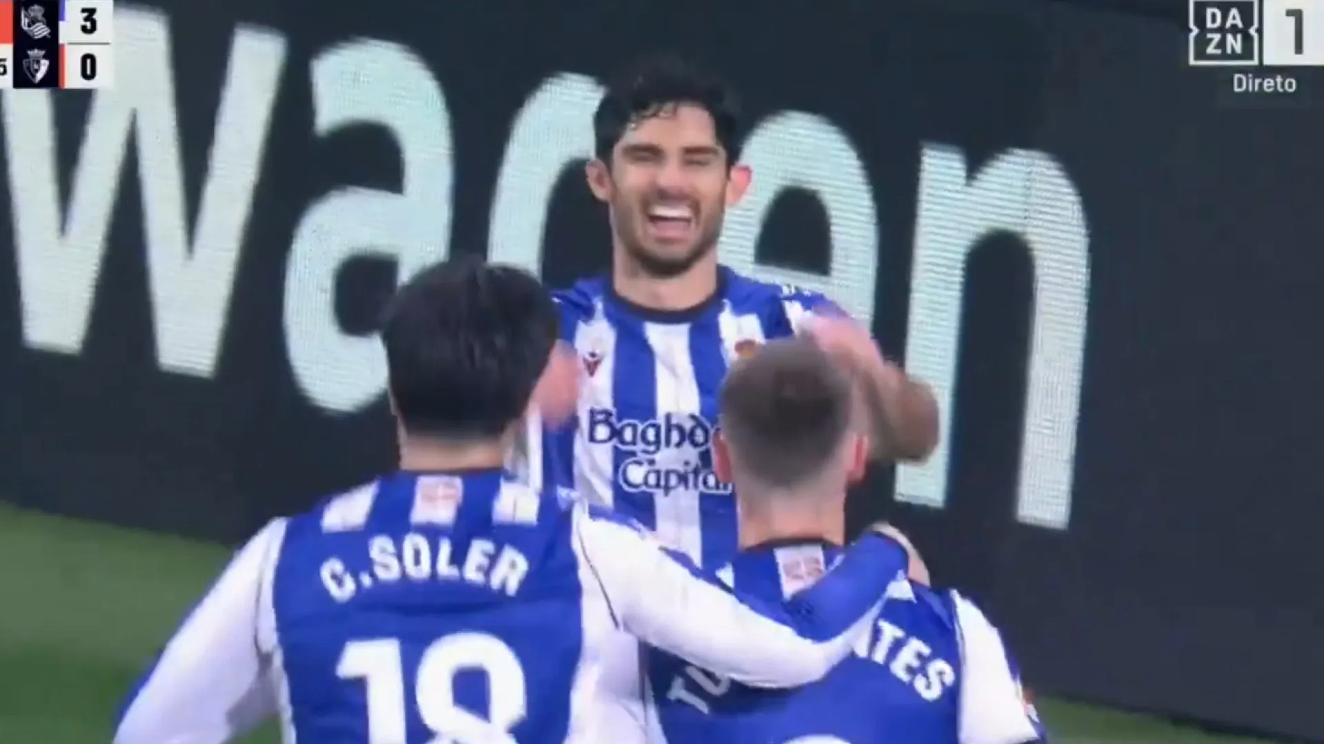 Roberto Martínez viu isto? Gonçalo Guedes brilha assim pela Real Sociedad