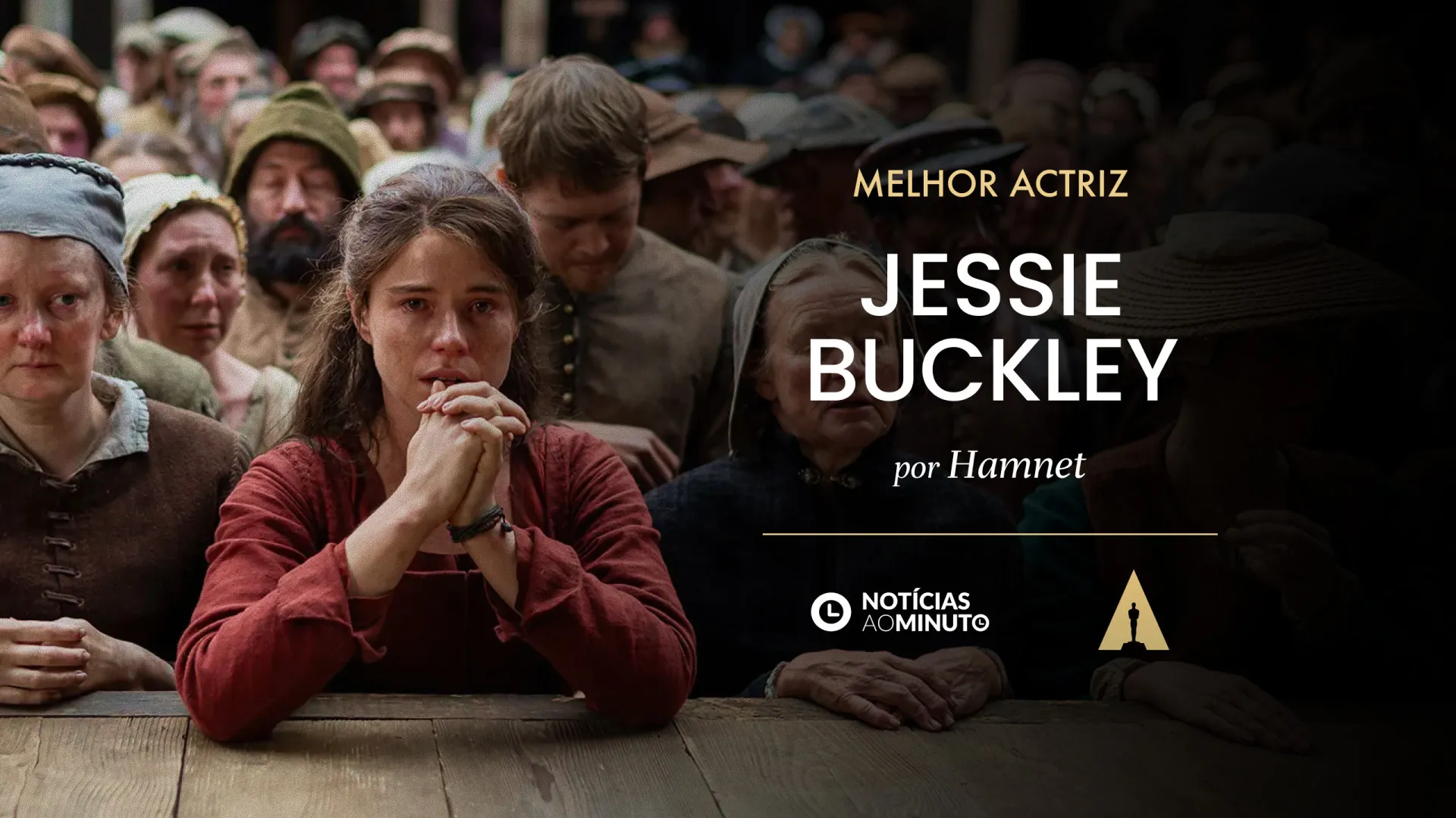 
                    Jessie Buckley vence Óscar de Melhor Atriz
                