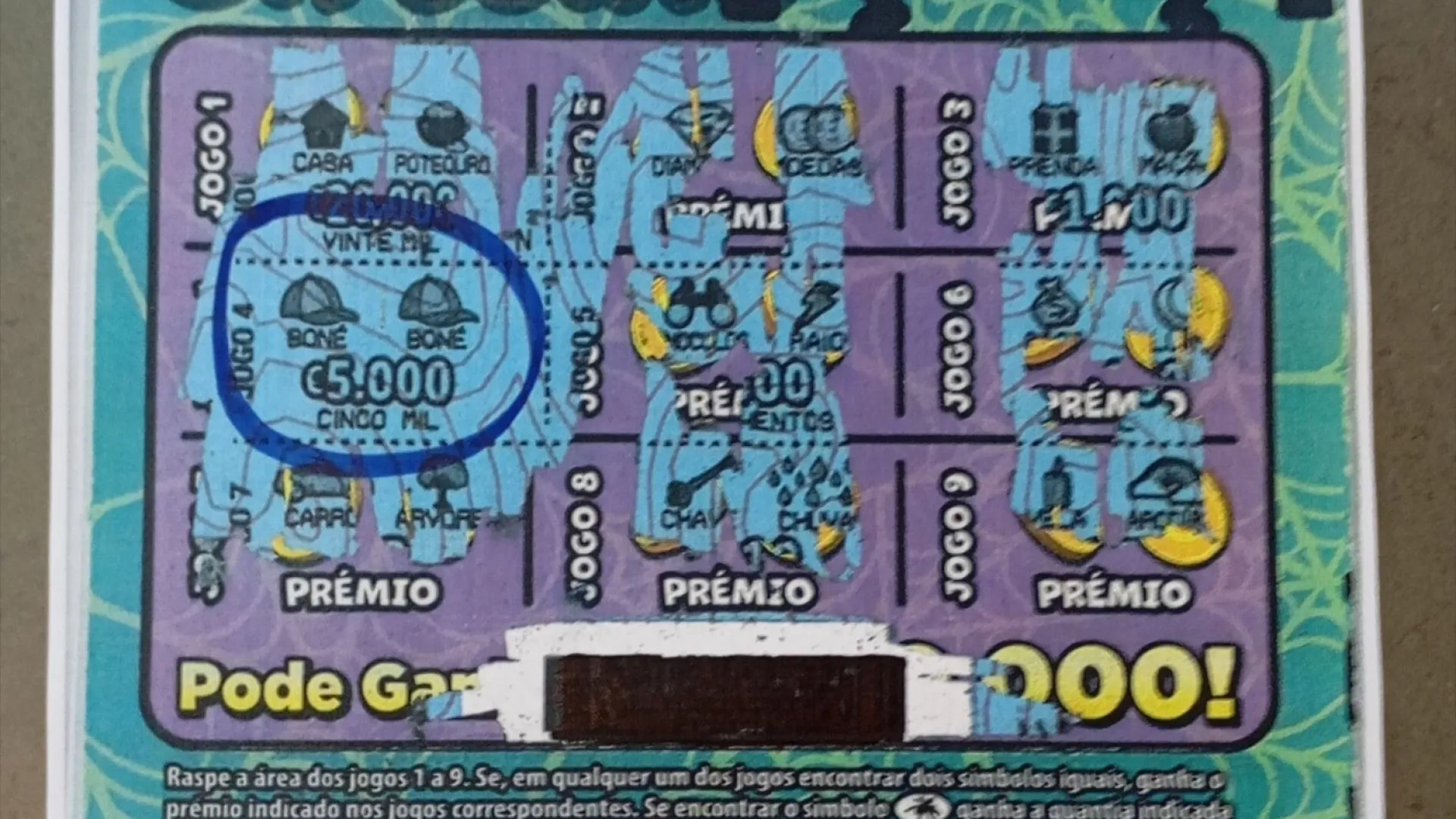 
                    Aposta 2€ em quiosque de Barcelos e saí com 5 mil. 