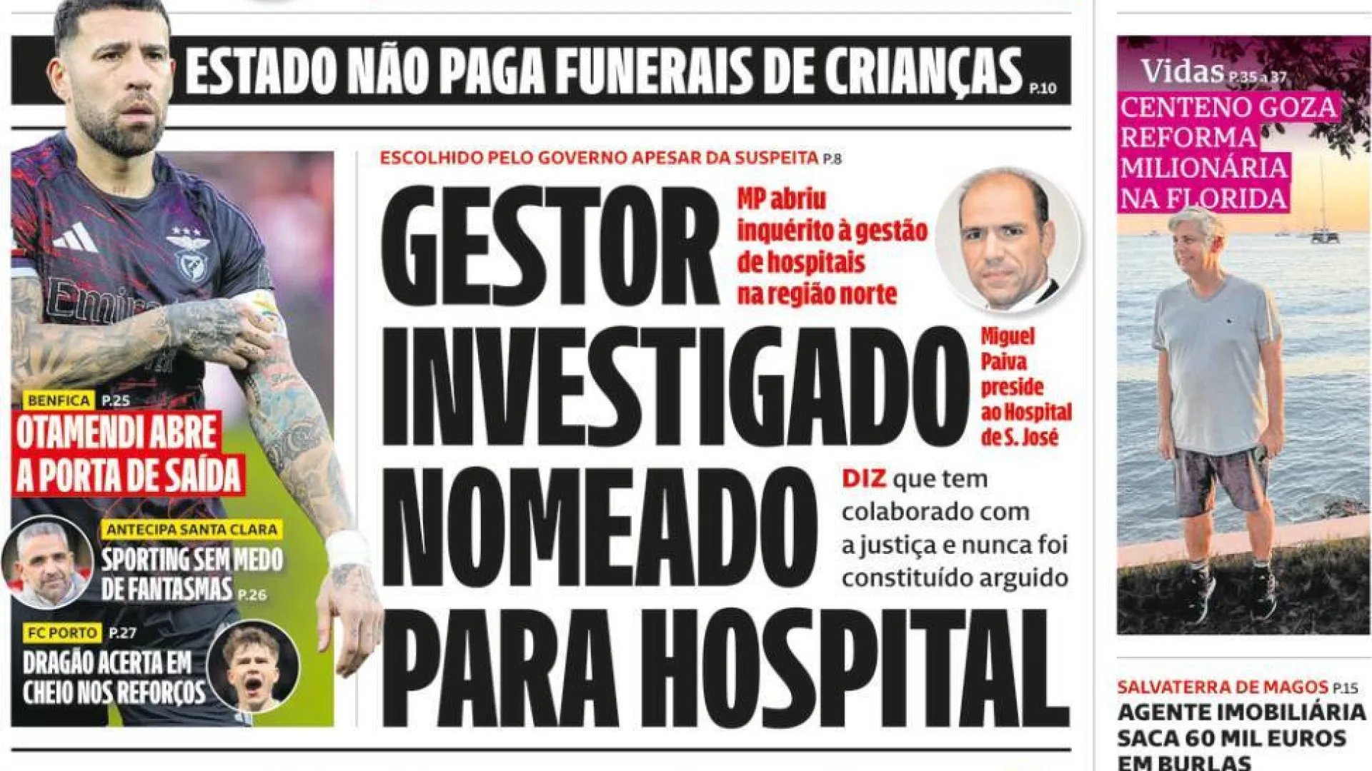 
                    Hoje é notícia: Candidato do Chega preso; Casos de tuberculose caem
                