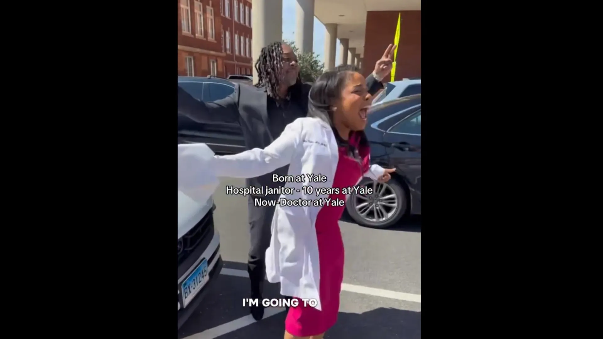 Nasceu e fez limpezas no hospital onde será médica: "Estou num sonho"