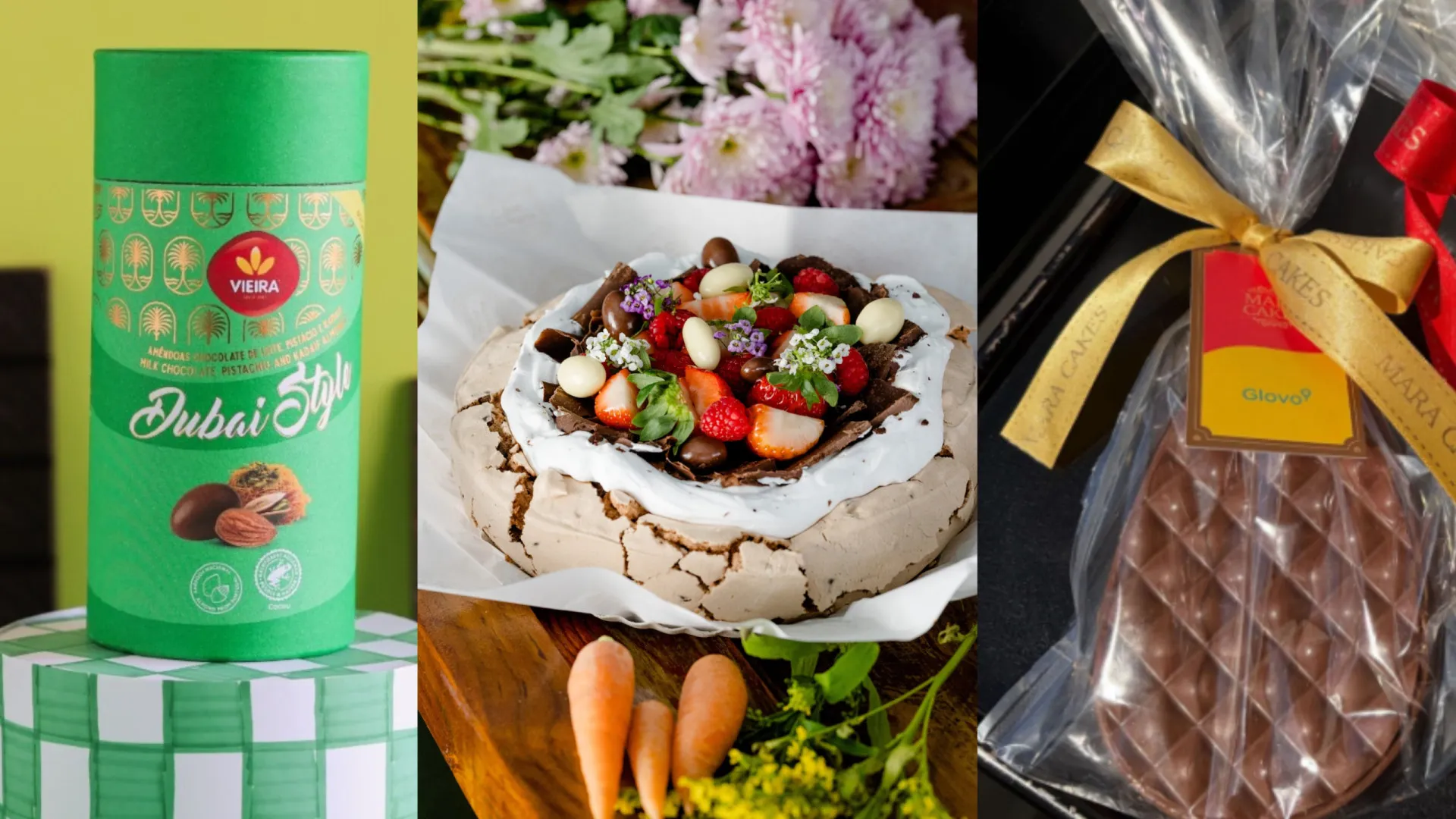 
                    Páscoa. Amêndoas com pistacho, ovos com Nutella e mais novidades
                