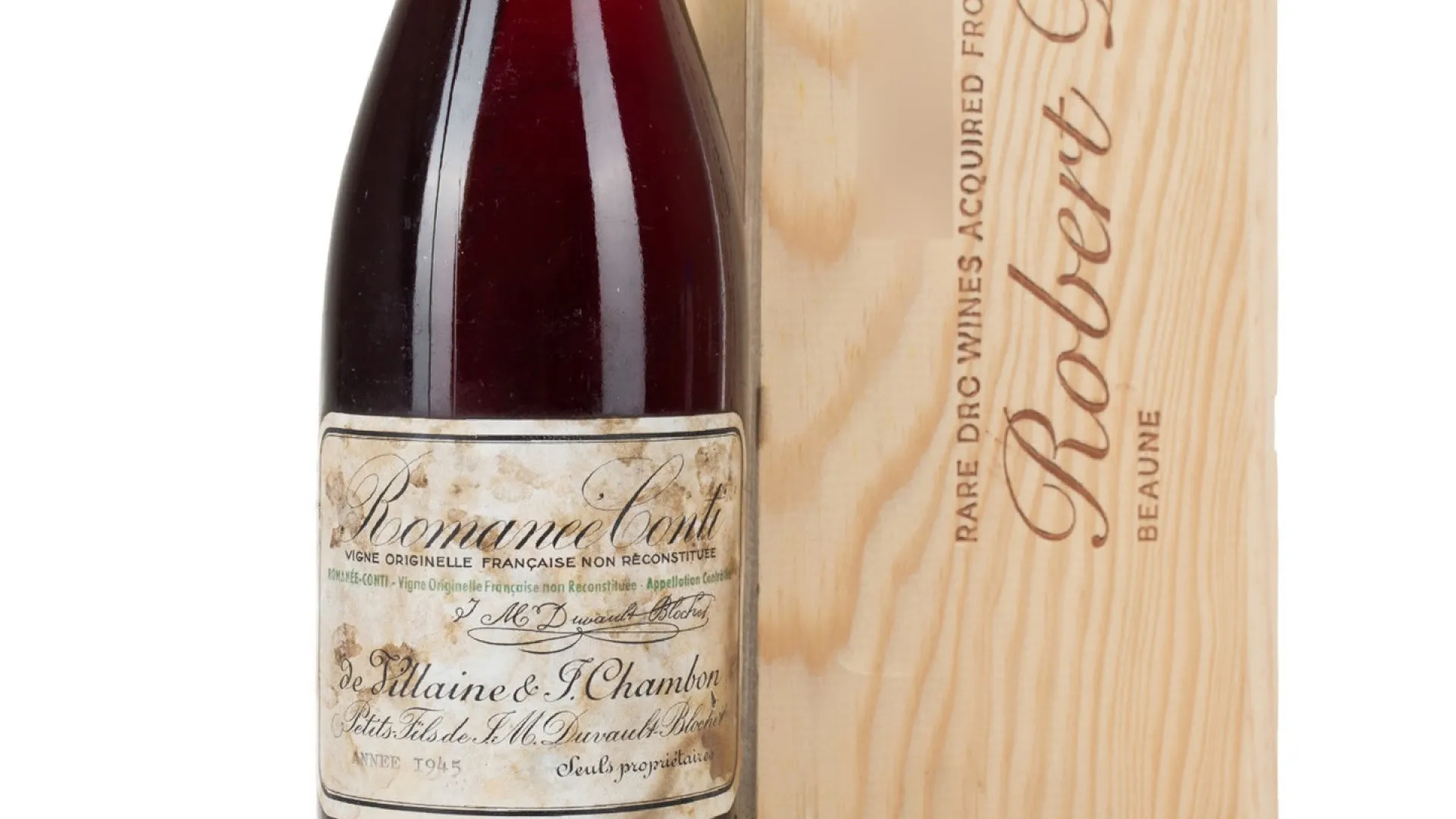 
                    Garrafa de vinho bate recorde em leilão. Custa mais do que T3 em Lisboa
                