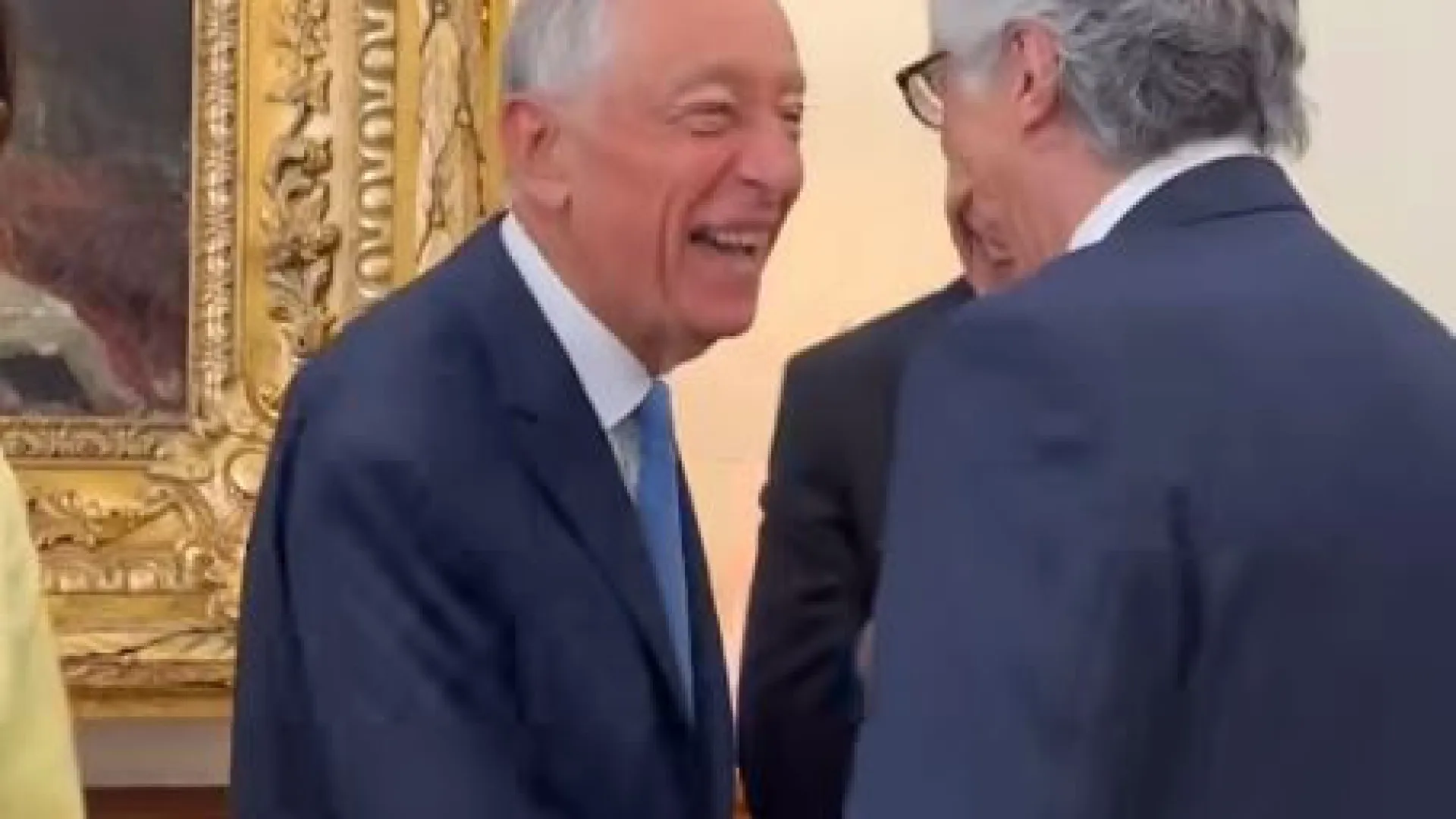 Aguiar-Branco e Marcelo protagonizam momento divertido: "Quem disse?"