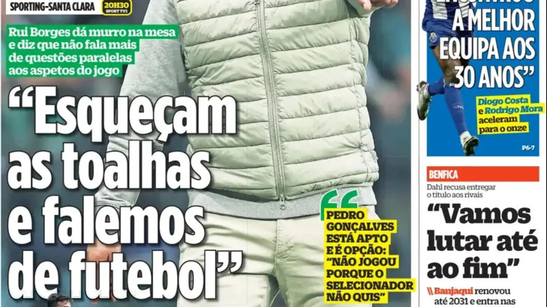 Por cá: Sporting em novo teste na I Liga e Clássico de andebol ainda mexe