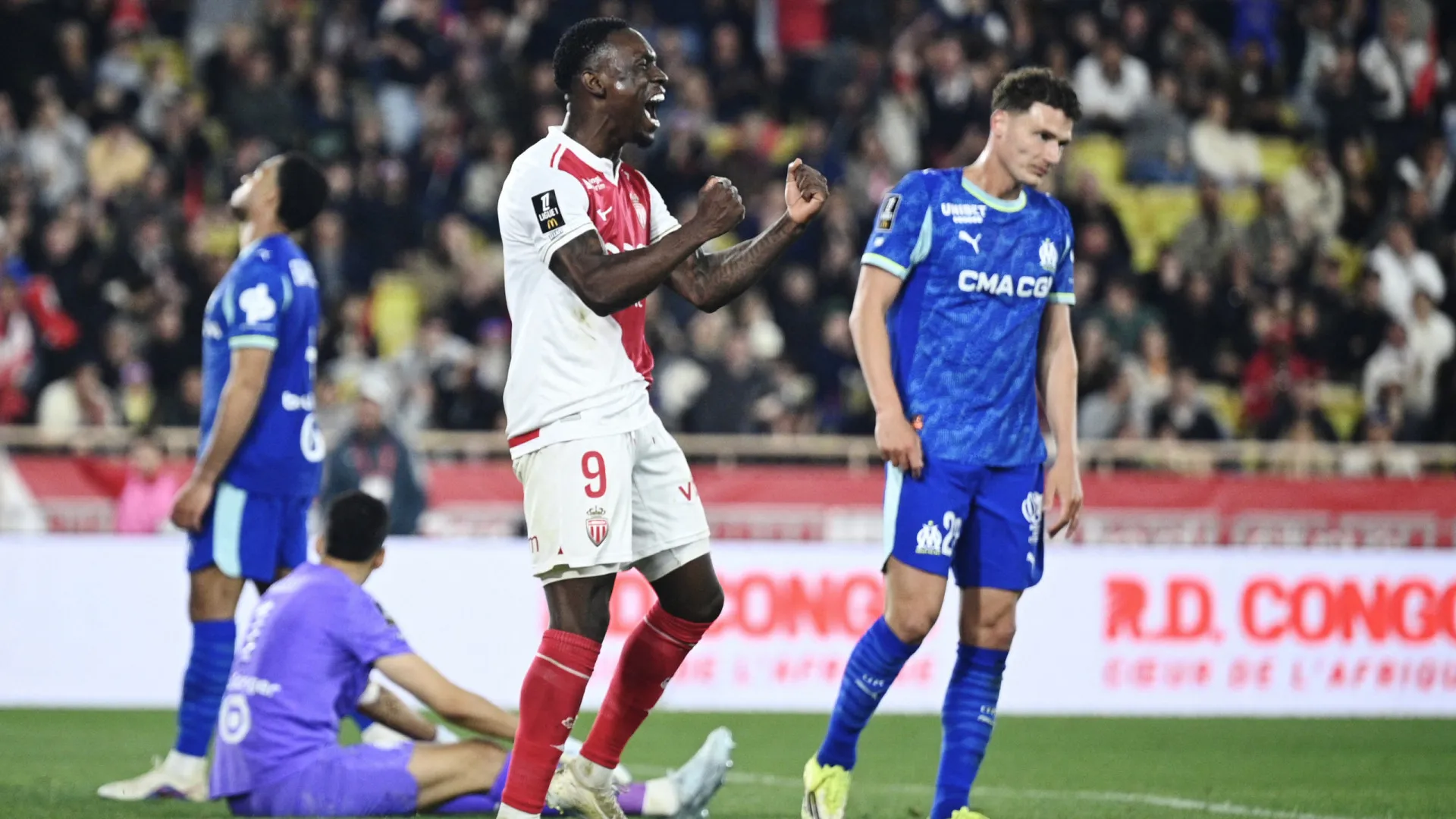 AS Monaco vence Marseille e aproxima-se do pódio da Ligue 1