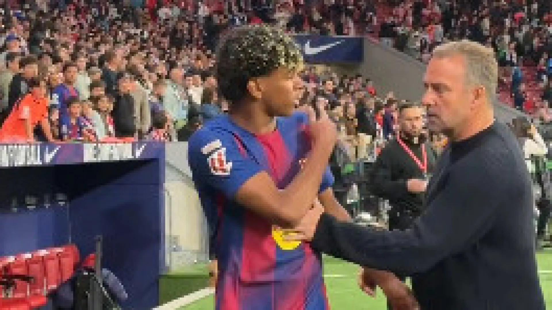 Nem quis cumprimentar Flick. O motivo da fúria de Lamine Yamal