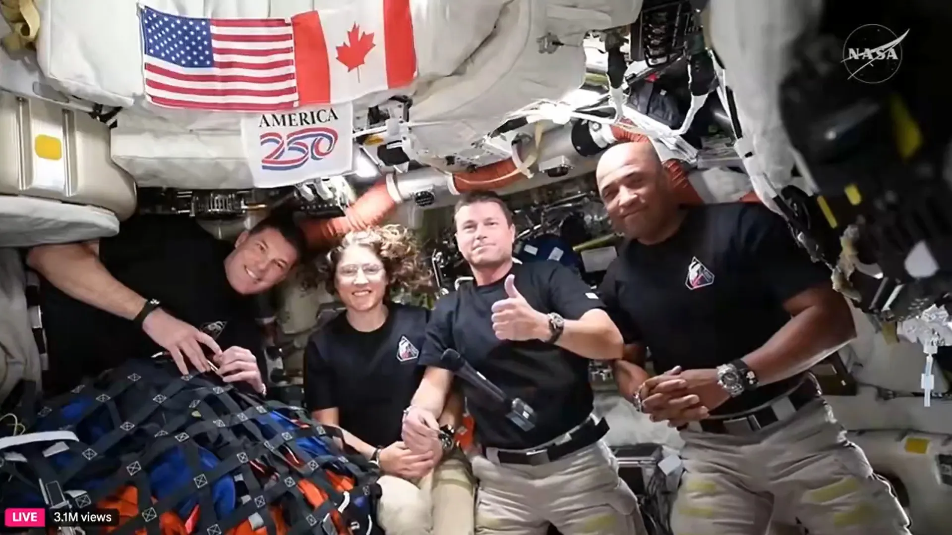 "EUA não terão rivais no Espaço". Trump conversou com astronautas