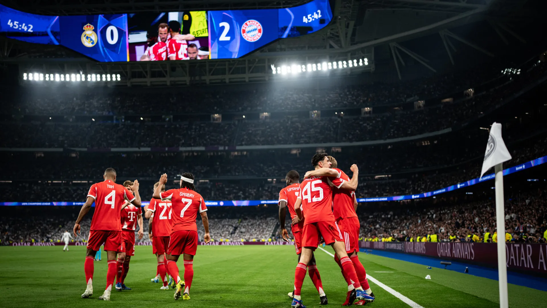 Bayern Munique ganha vantagem no Bernabéu com triunfo ante o Real Madrid