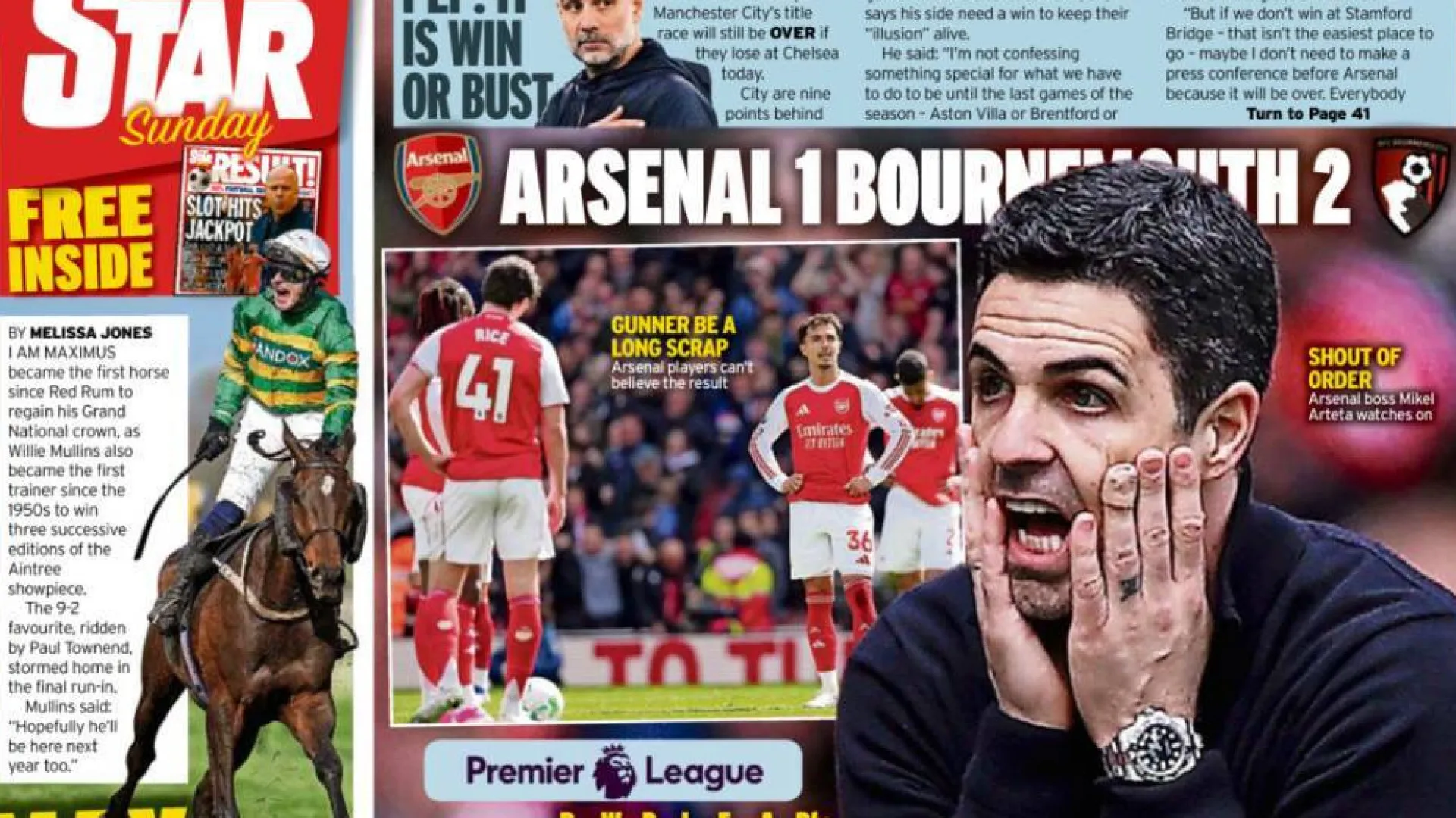 
                    Lá fora: Arsenal vai ao tapete e Rafael Leão é rosto do desastre
                