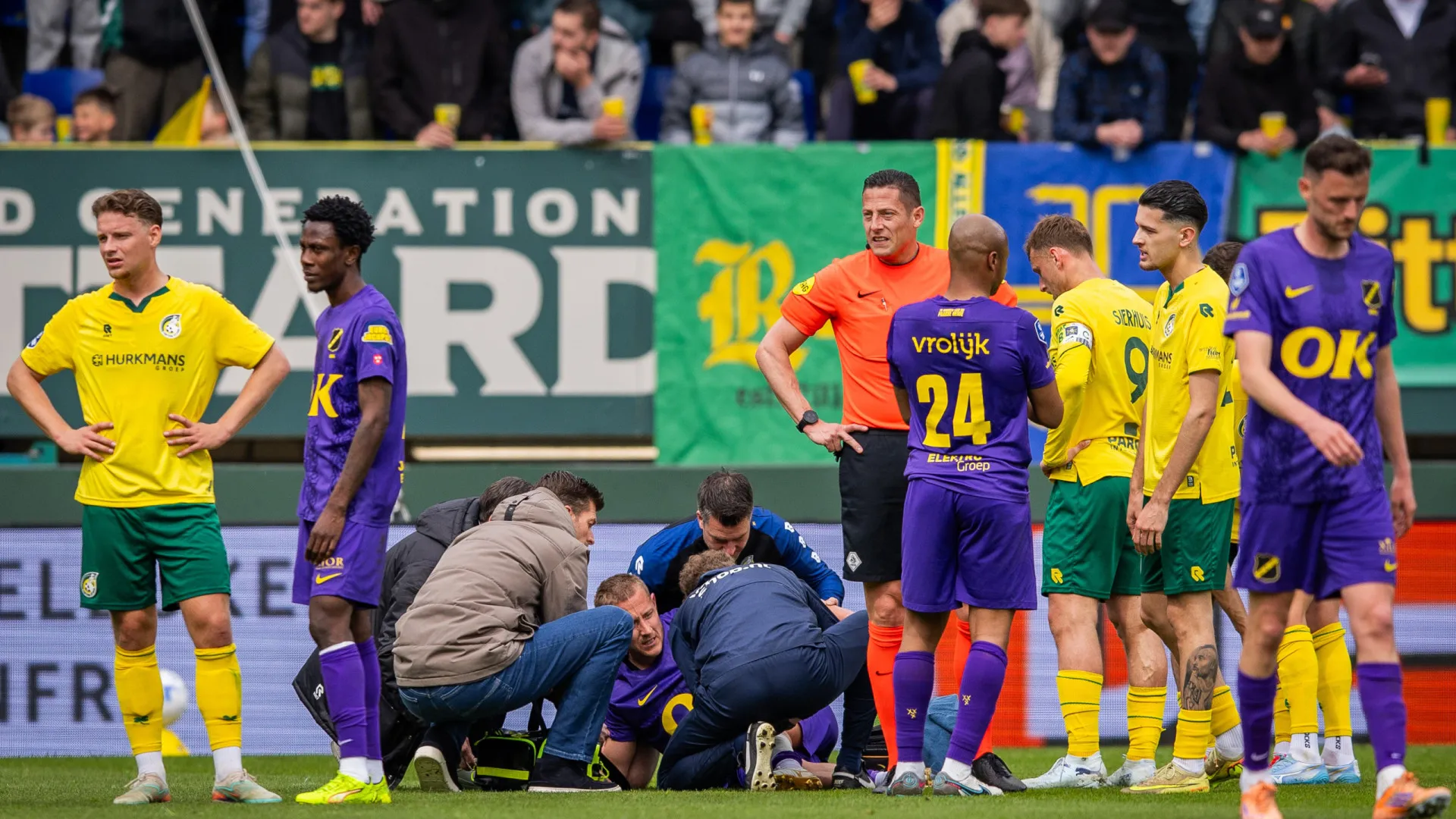 
                    Lewis Holtby sofreu esta entrada arrepiante... e o árbitro nada assinalou
                