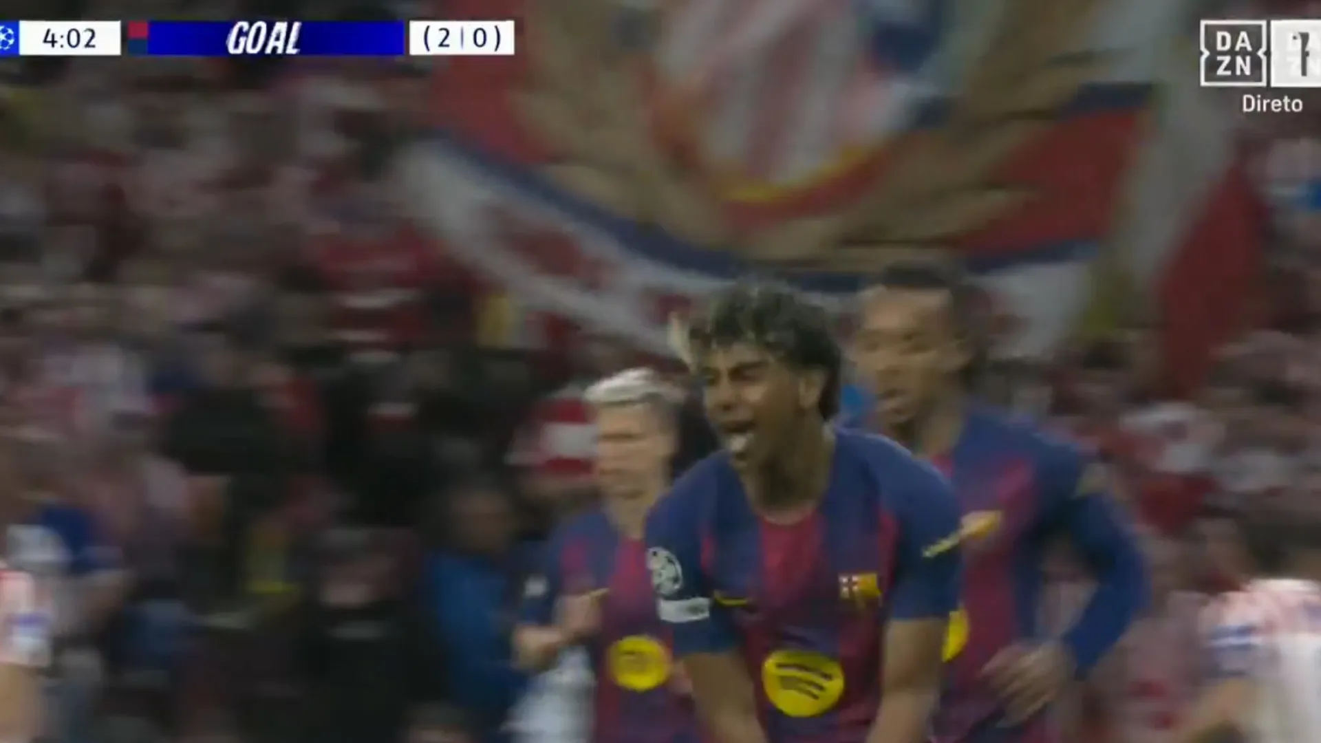 Lenglet fez o que não devia e Yamal abriu a contagem com este golo