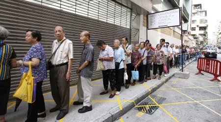 Listas candidatas ao parlamento de Macau caem para menos de metade