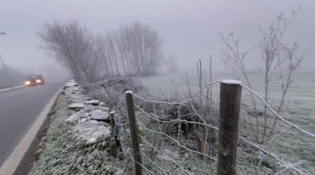 Passagem de Ano com temperaturas mínimas entre -3°C e 10°C no continente