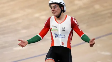 Iuri Leitão com terceira medalha nos Europeus após o bronze em omnium