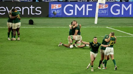 África do Sul sobrevive ao aperto dos All Blacks e mantém título mundial 