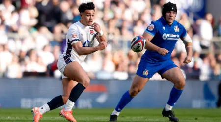 Inglaterra vence Itália e mantém-se na corrida do Seis Nações em rugby