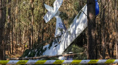 Aeronave cai em aeródromo de Cerveira. Dois feridos são aluno e professor