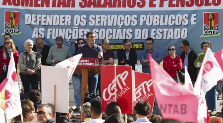 Protestos? CGTP destaca "participação enorme" em Lisboa, Porto e Coimbra