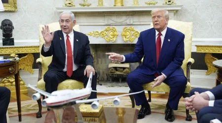 Encontro com Trump pode "contribuir" para acordo com Gaza