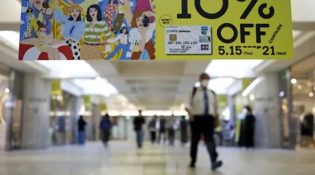 Revisão de dados revê para 0,2% contração do PIB japonês no 1.º trimestre