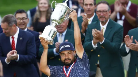 J.J. Spaun conquista US Open em golfe e soma primeiro 'major'