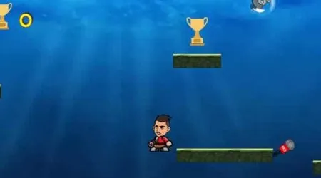 Ronaldo e o microfone. Chegou o videojogo