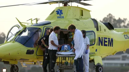 Transferência de doente de helicóptero foi uma "decisão médica conjunta"