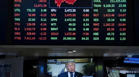 Wall Street negoceia mista pouco após o início da sessão